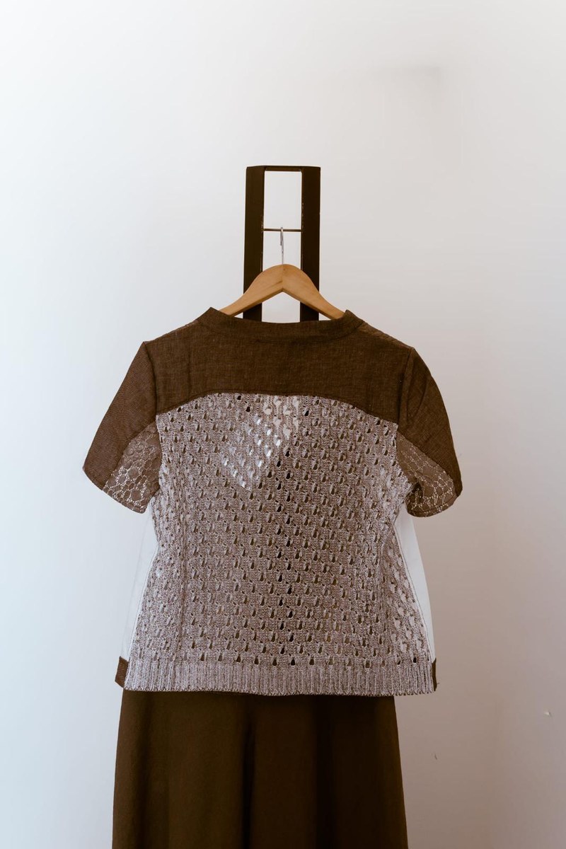Top Maglia Marrone - Elisa Cavalletti